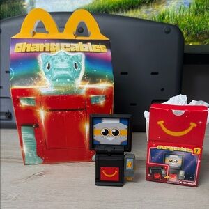McDonald's Changeables Red and Yellow Action Figure